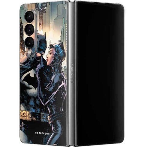 DC Comics Batman Hush 15th Anniversary Deluxe Edition Cover by Jim Lee Galaxy Z Fold4 5G Skin